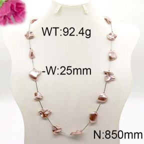 Fashion Brass Necklace  F6N300183vila-J123