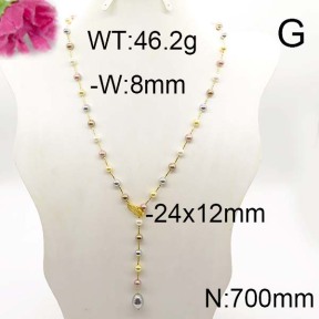 Fashion Brass Necklace  F6N300193ajlv-J123