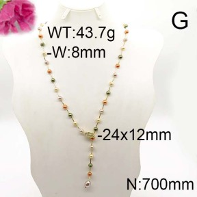 Fashion Brass Necklace  F6N300194ajlv-J123