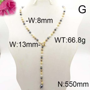 Fashion Brass Necklace  F6N300197albv-J123