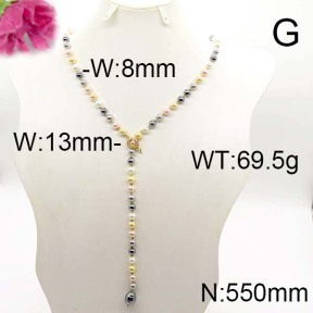 Fashion Brass Necklace  F6N300201albv-J123