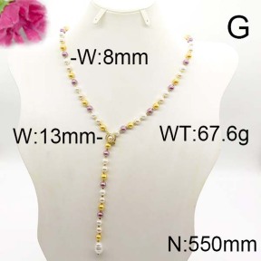 Fashion Brass Necklace  F6N300202albv-J123
