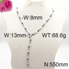 Fashion Brass Necklace  F6N300207albv-J123