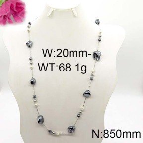 Fashion Brass Necklace  F6N300210vila-J123
