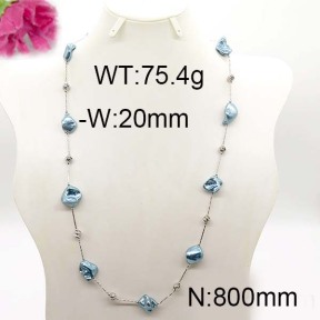Fashion Brass Necklace  F6N300216vila-J123