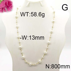 Fashion Brass Necklace  F6N300223ajia-J123