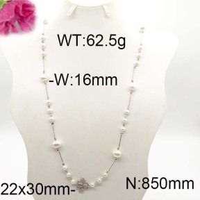 Fashion Brass Necklace  F6N300224amaa-J123
