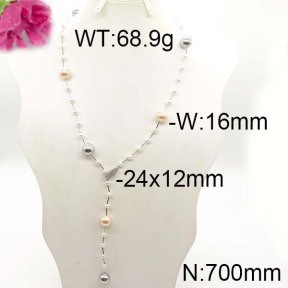 Fashion Brass Necklace  F6N300242vkla-J123