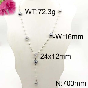 Fashion Brass Necklace  F6N300244vkla-J123