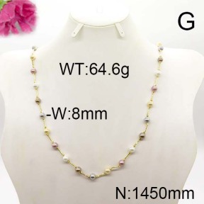 Fashion Brass Necklace  F6N300264vkla-J123