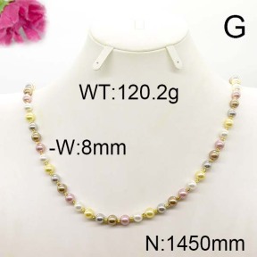 Fashion Brass Necklace  F6N300271vkla-J123