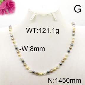 Fashion Brass Necklace  F6N300272vkla-J123