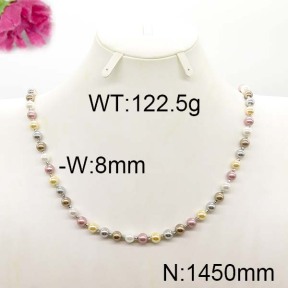 Fashion Brass Necklace  F6N300275vkla-J123