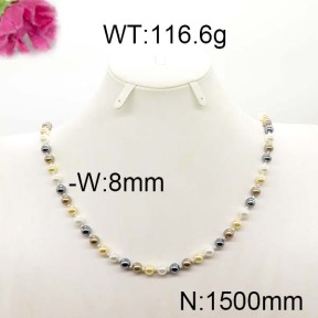 Fashion Brass Necklace  F6N300279vkla-J123