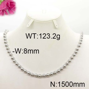Fashion Brass Necklace  F6N300285vkla-J123