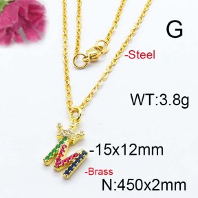 Fashion Brass Necklace  F6N403118ahjb-J125