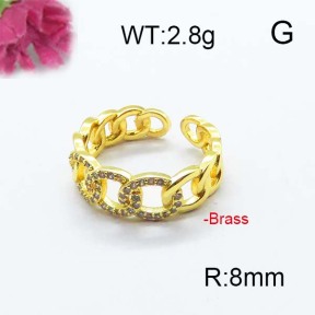 Fashion Brass Ring  F6R400797bhia-J40