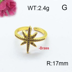 Fashion Brass Ring  F6R400803bhia-J40