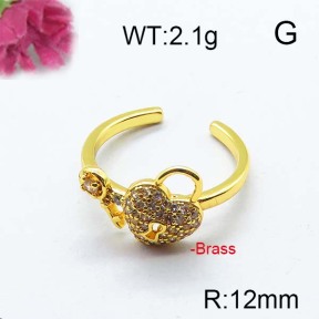 Fashion Brass Ring  F6R400816vhha-J40