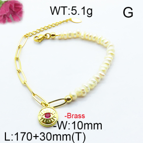 Fashion Brass Bracelet  F6B300558bhia-J09