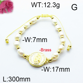 Fashion Brass Bracelet  F6B300560ahlv-J09