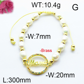 Fashion Brass Bracelet  F6B300561ahlv-J09