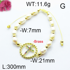 Fashion Brass Bracelet  F6B300562ahlv-J09