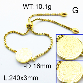 SS Bracelet  6B2002599vbpb-224