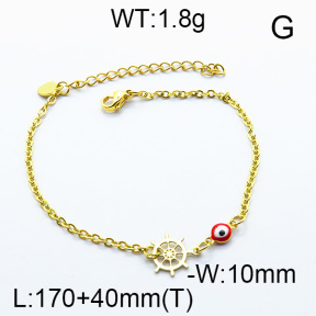 SS Bracelet  6B3001599vbll-350