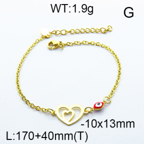 SS Bracelet  6B3001600vbll-350