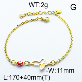 SS Bracelet  6B3001601vbll-350