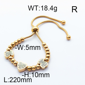 SS Bracelet  6B4002135vhmv-224