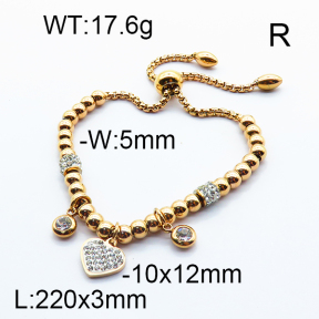 SS Bracelet  6B4002140vhll-224