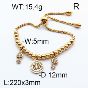 SS Bracelet  6B4002146vhll-224