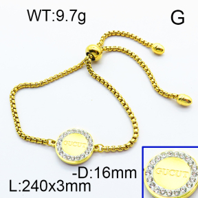 SS Bracelet  6B4002154vbpb-224