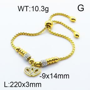 SS Bracelet  6B4002162vhha-224