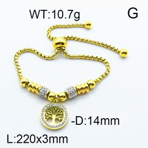 SS Bracelet  6B4002166vhha-224