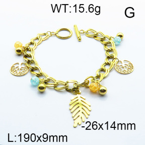 SS Bracelet  6B4002216bhbl-350