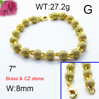 Fashion Brass Bracelet  F6B404468amla-905