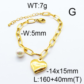 SS Bracelet  6B3001604bbov-669