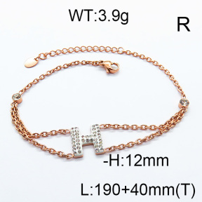 SS Bracelet  6B4002225vbpb-434