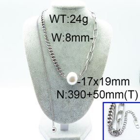 SS Necklace  6N3001074bvpl-669