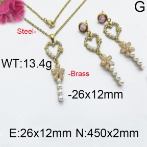 Fashion Brass Sets  F5S000009biib-J48