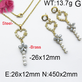 Fashion Brass Sets  F5S000010biib-J48