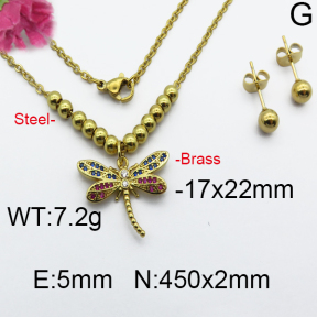 Fashion Brass Sets  F5S000014ahjb-J48