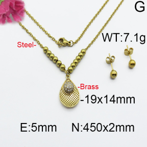 Fashion Brass Sets  F5S000023ahpv-J48