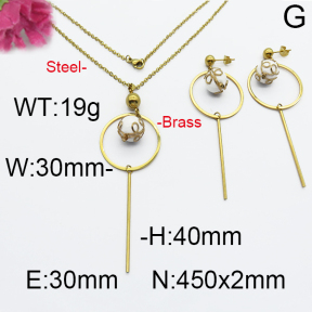 Fashion Brass Sets  F5S000025vihb-J48