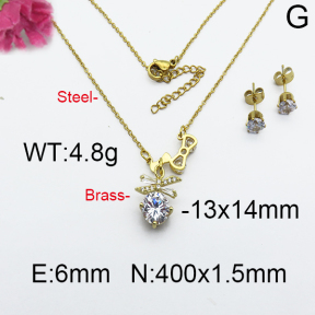 Fashion Brass Sets  F5S000028ahjb-J48