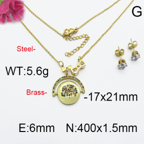 Fashion Brass Sets  F5S000032ahjb-J48