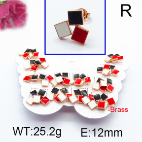 Fashion Brass Earrings  F6E301091vhmv-K01